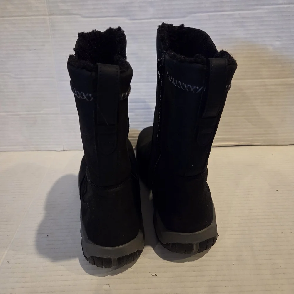 Merrell Encore 4 Tall Zip Polar Boots winter 9.5 Waterproof Black Shoes 100grm